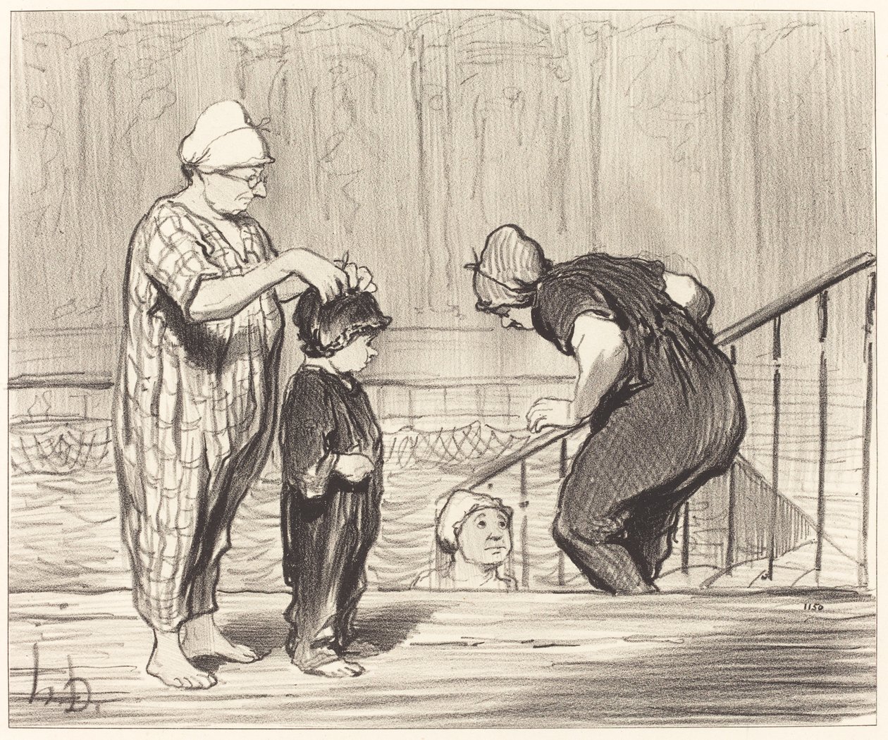 En Famille - Honoré Daumier