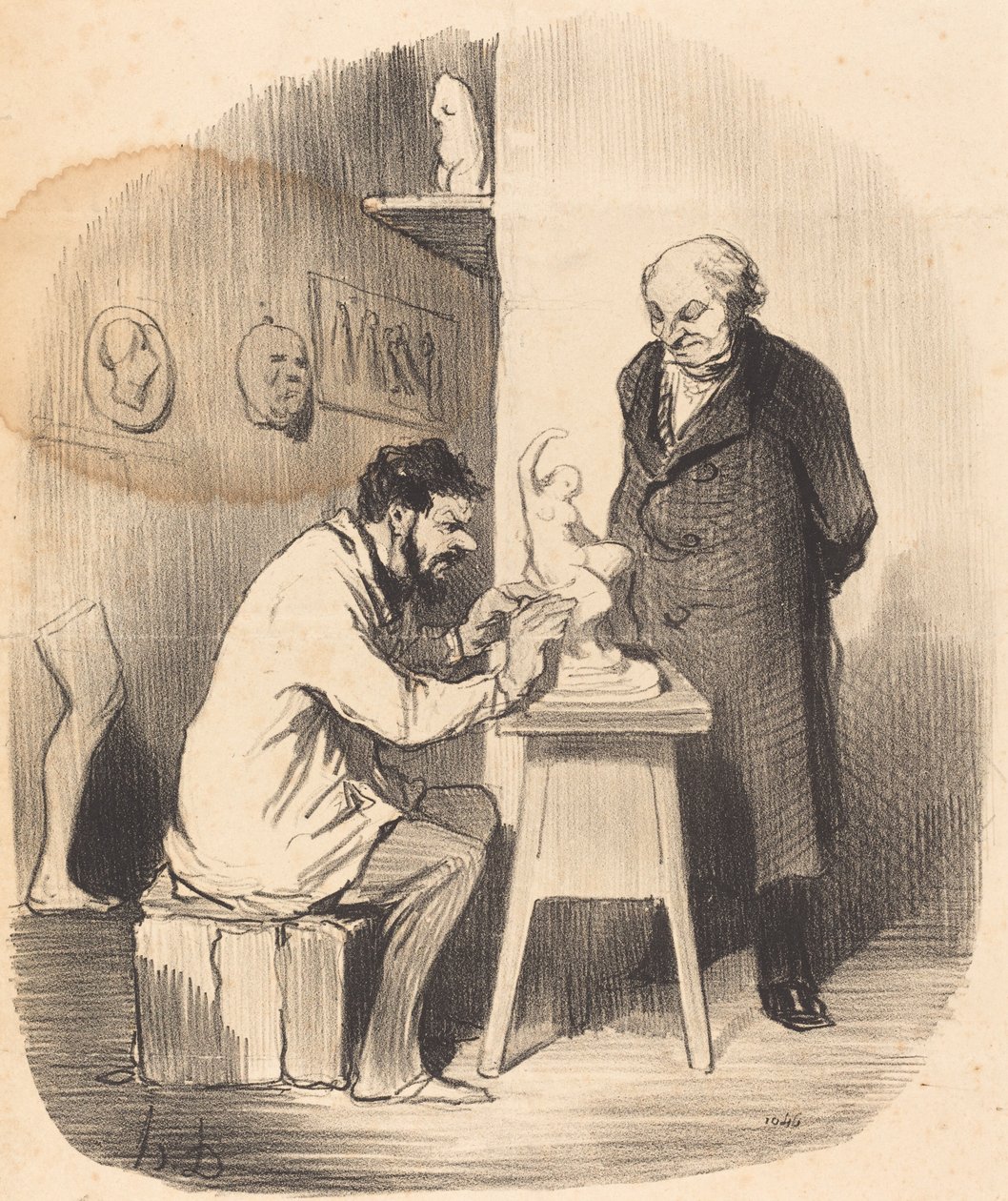 Faudra que je vous fasse faire un jour... - Honoré Daumier