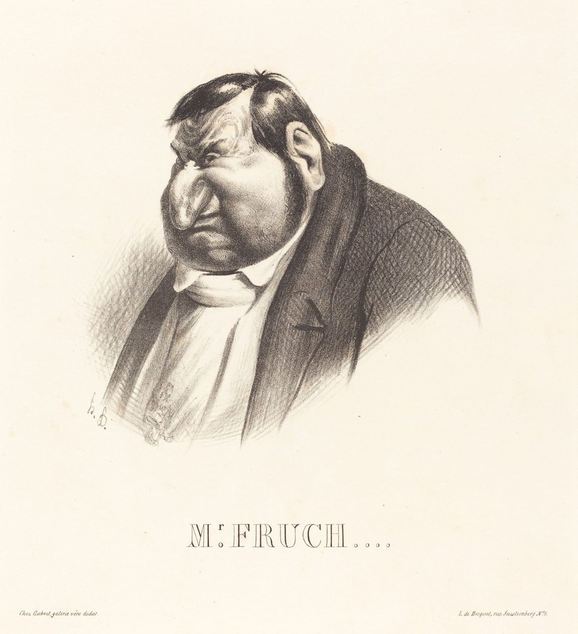 Fruchard, en buste - Honoré Daumier