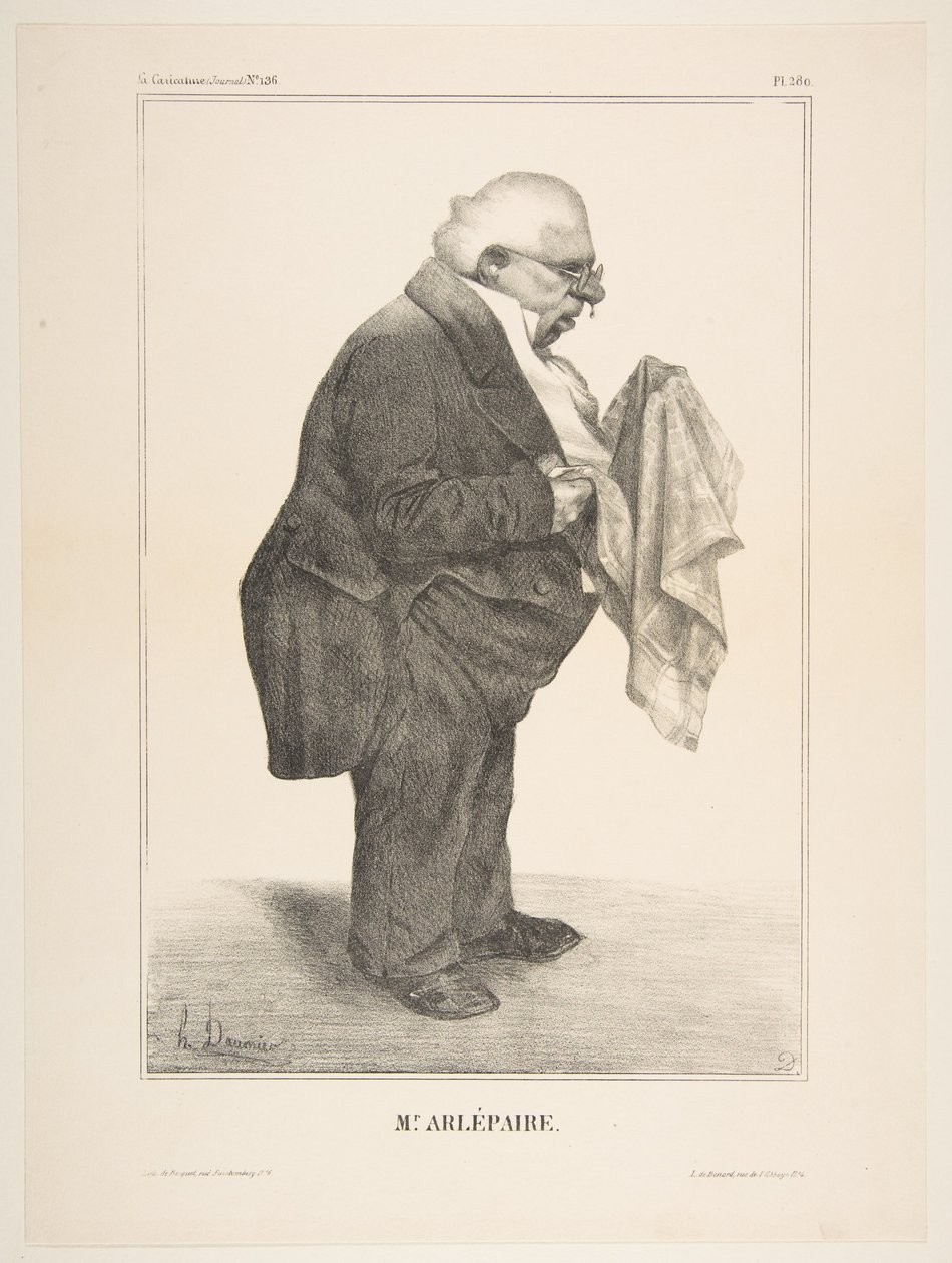 Harlé Père, publié dans La Caricature no. 136, 5 juin 1833, 5 juin 1833 - Honoré Daumier