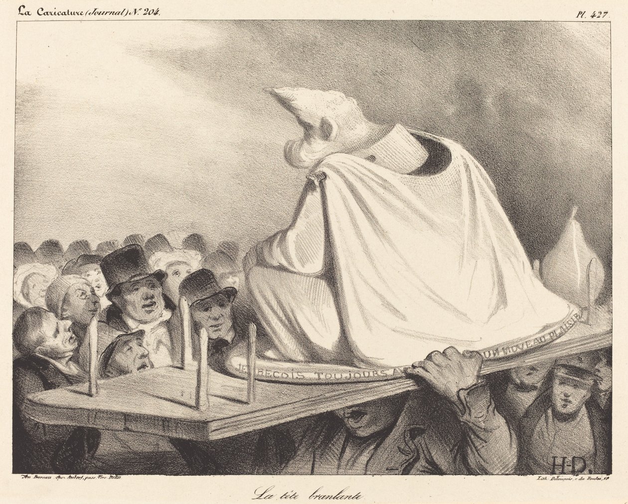La tête branlante - Honoré Daumier