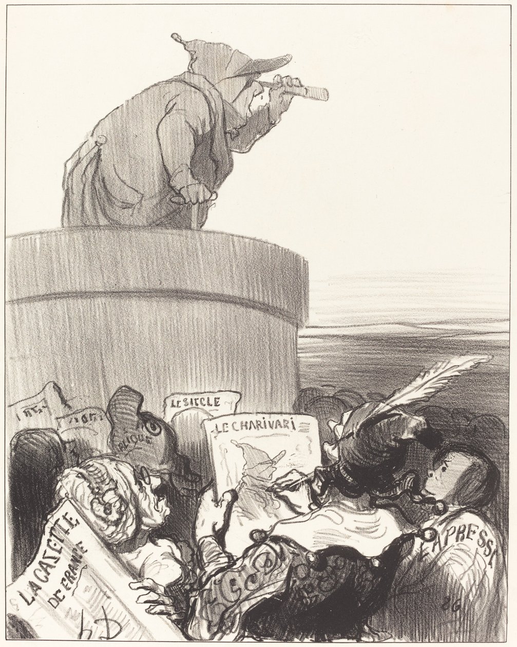 Le Constitutionnel contemplant l