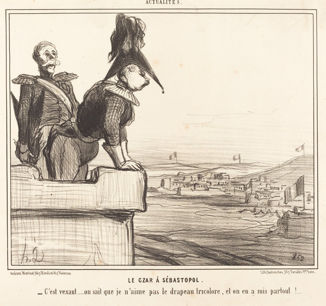 Le Czar à Sébastopol - Honoré Daumier