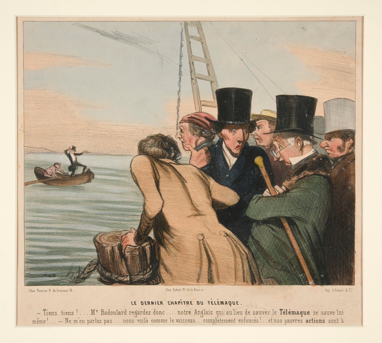 Le Dernier Chapitre du Télémaque, de La Caricature (Journal) - Honoré Daumier
