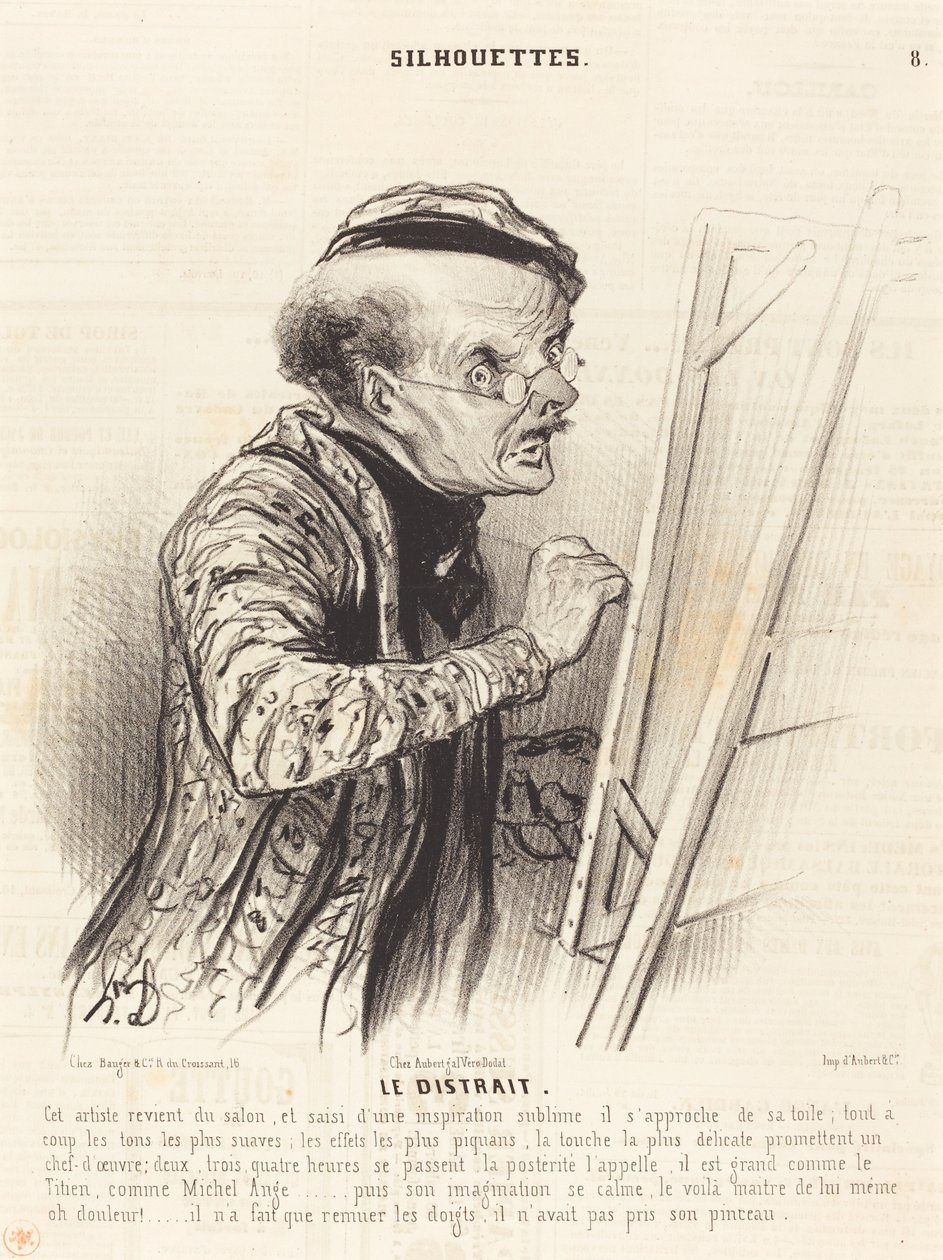 Le Distrait - Honoré Daumier