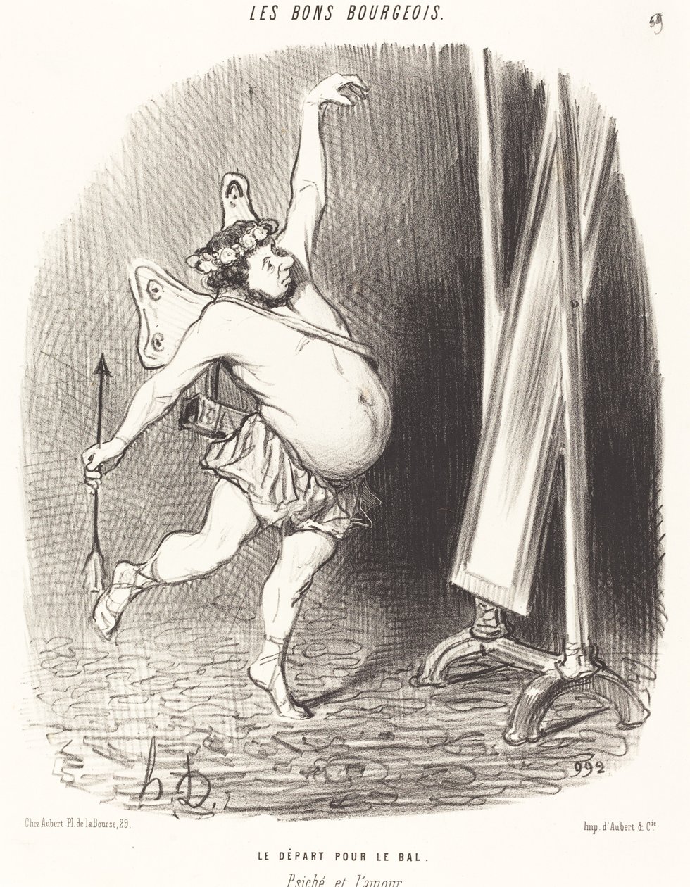 Le Départ pour le bal - Honoré Daumier
