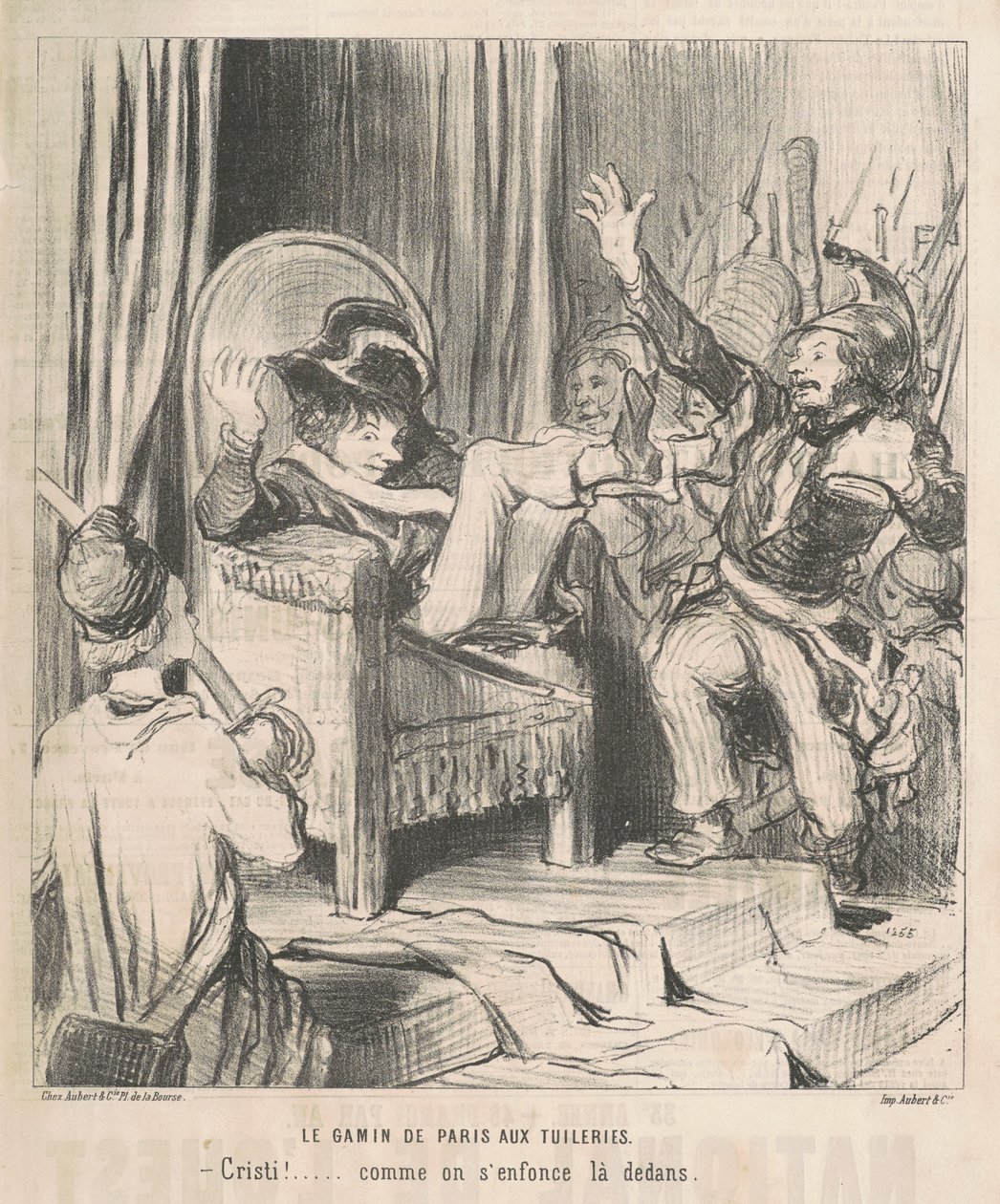 Le Gamin de Paris aux Tuileries - Honoré Daumier