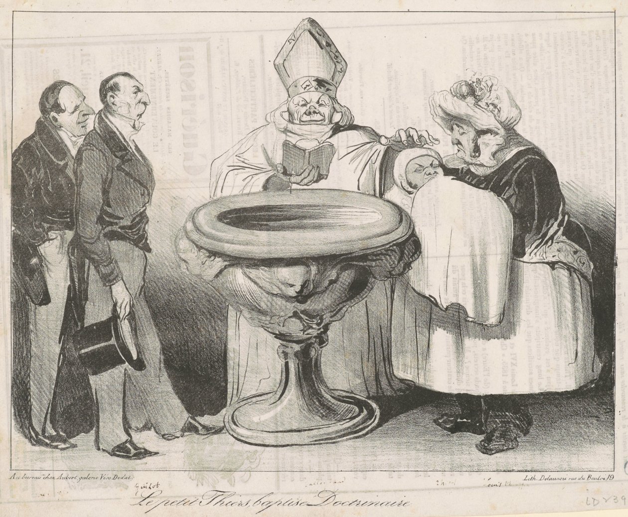 Le Petit Thiers, Baptisé Doctrinaire - Honoré Daumier