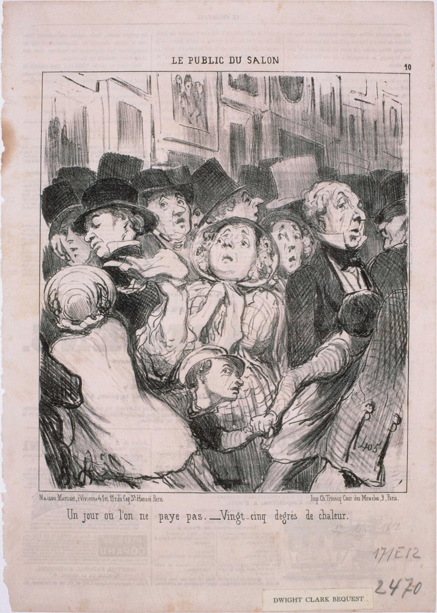 Le Public du Salon - Honoré Daumier