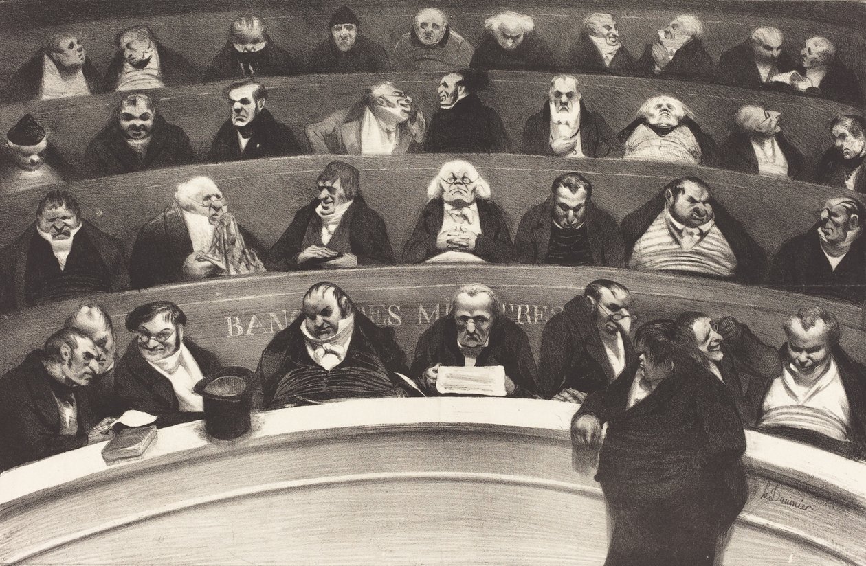 Le Ventre Législatif par Honoré Daumier, 1834 - Honoré Daumier