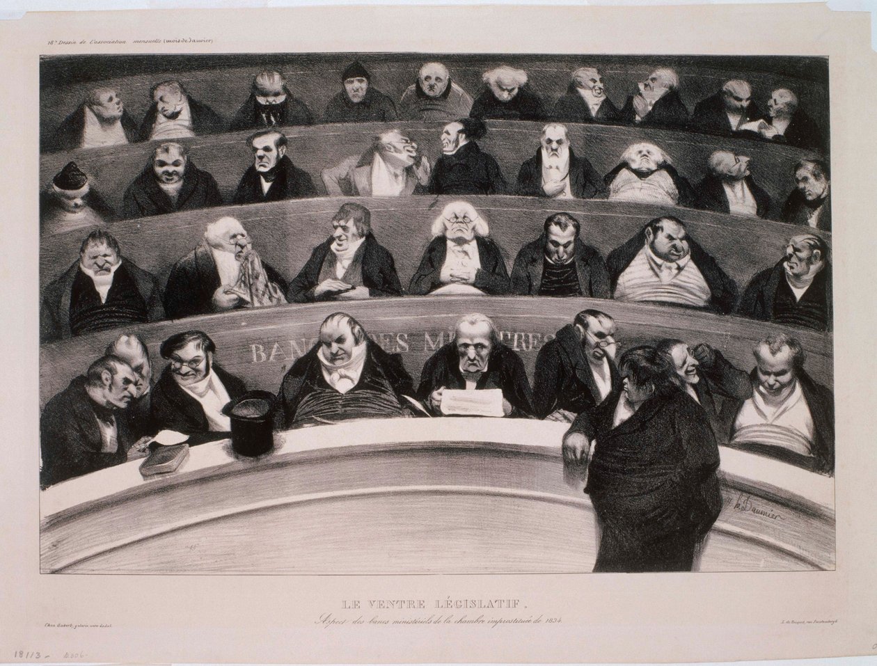 Le Ventre Legislatif - Honoré Daumier