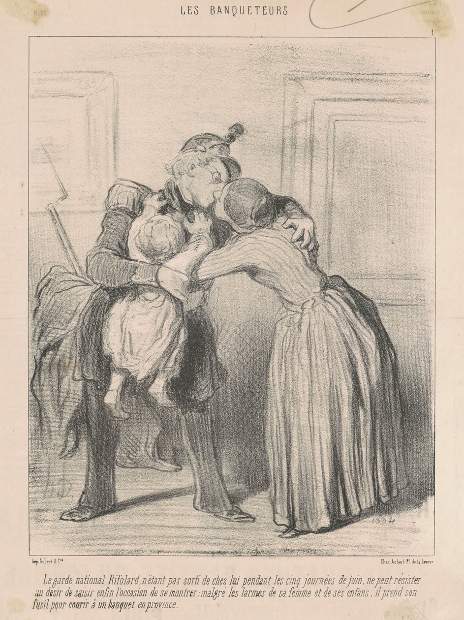 Le garde national Rifolard ... - Honoré Daumier