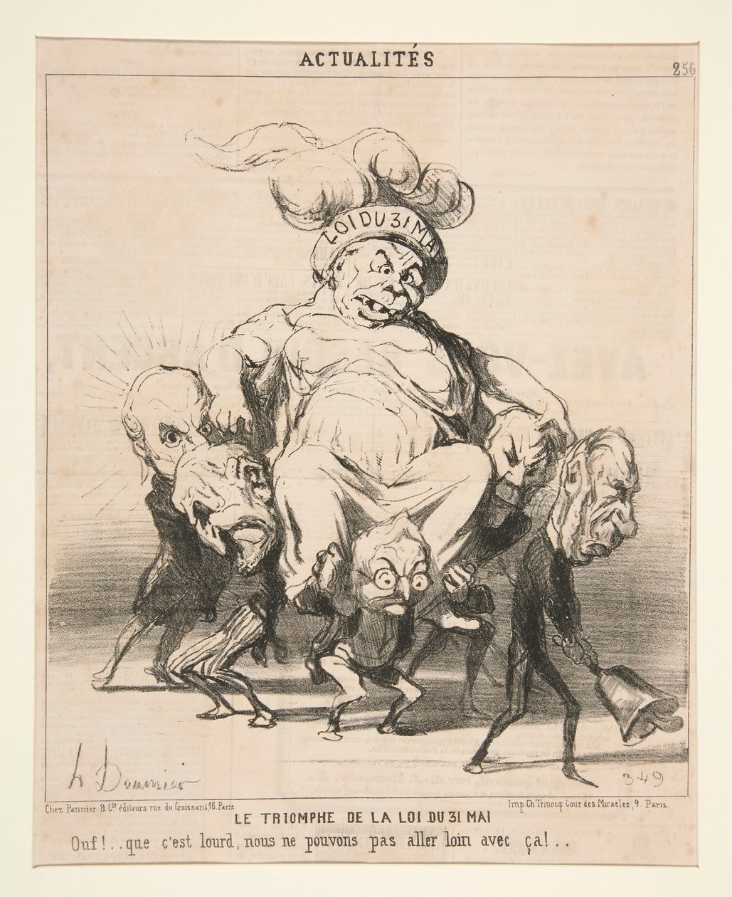 Le triomphe de la loi du 31 Mai, d