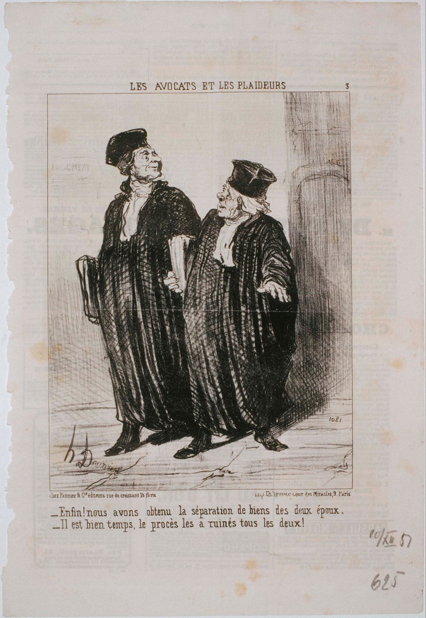 Les Avocats et Les Plaideurs - Honoré Daumier
