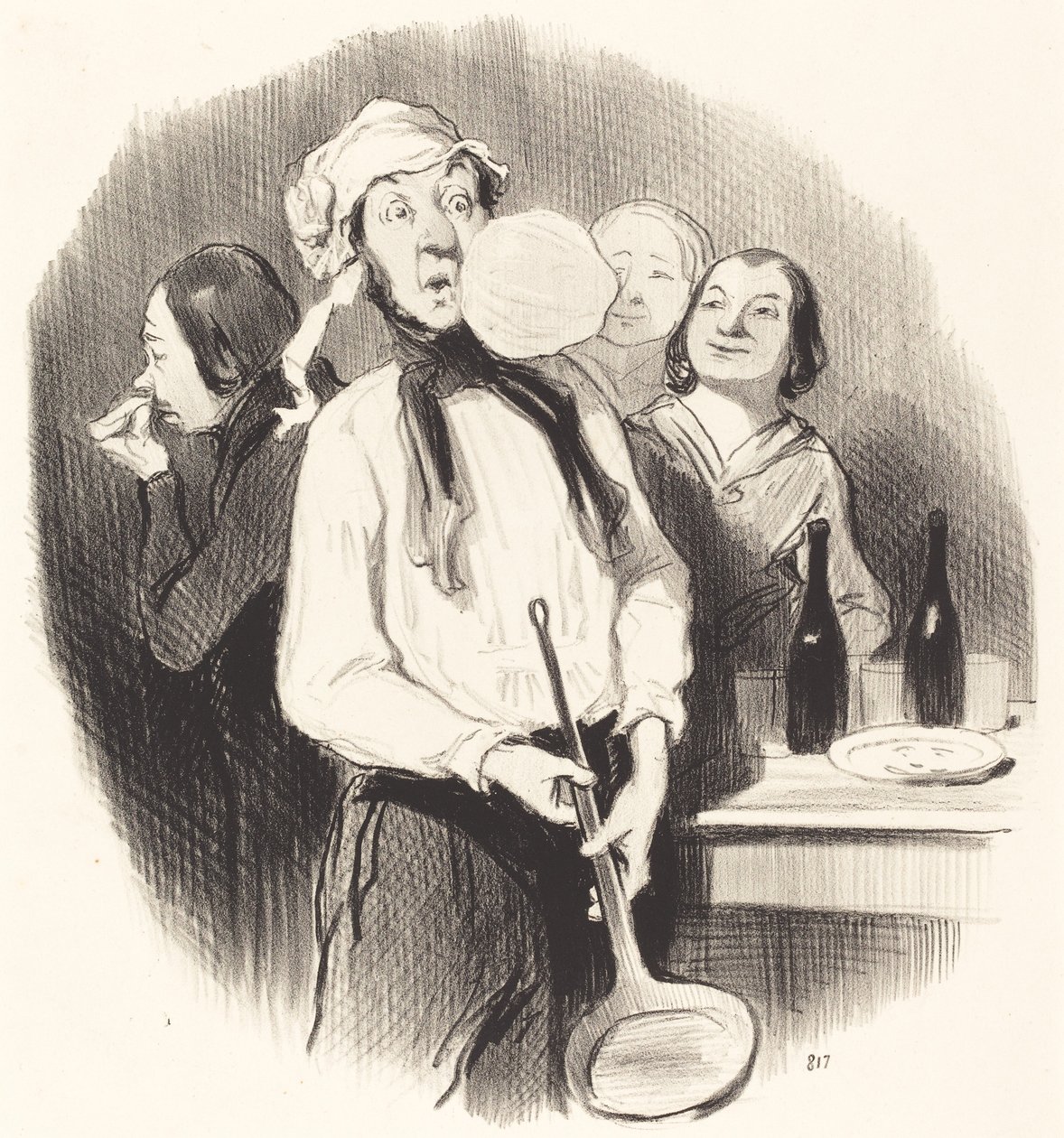 Les Crêpes - Honoré Daumier