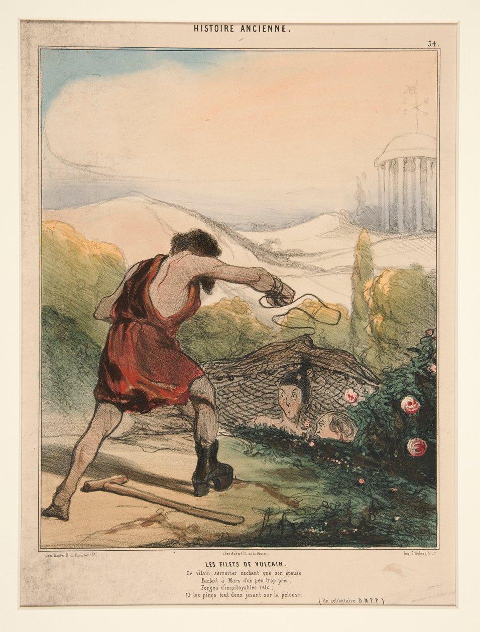 Les Filets de Vulcain - Honoré Daumier