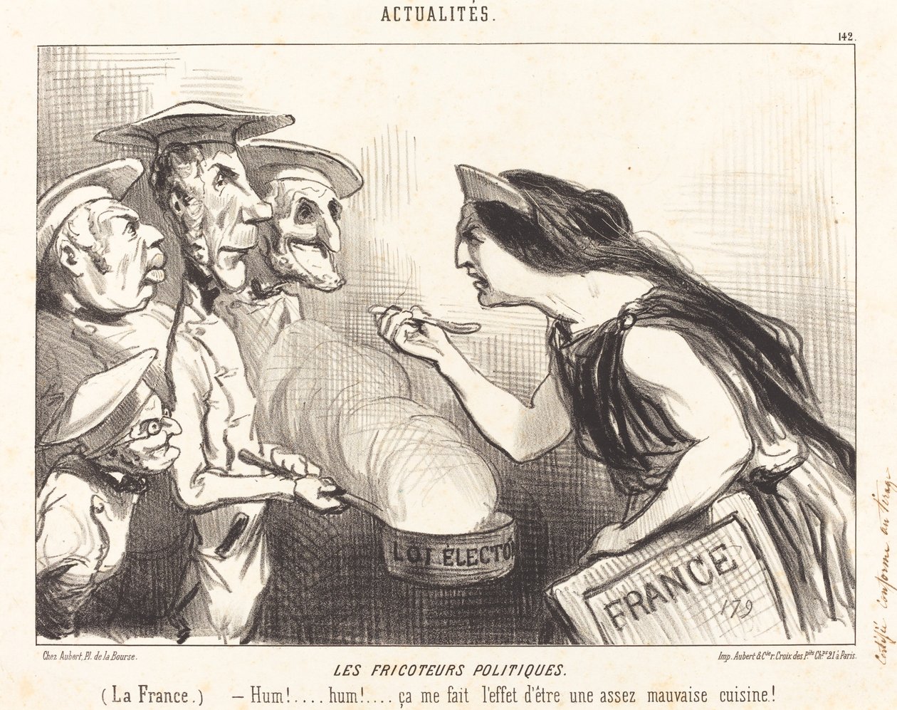 Les Fricoteurs politiques - Honoré Daumier
