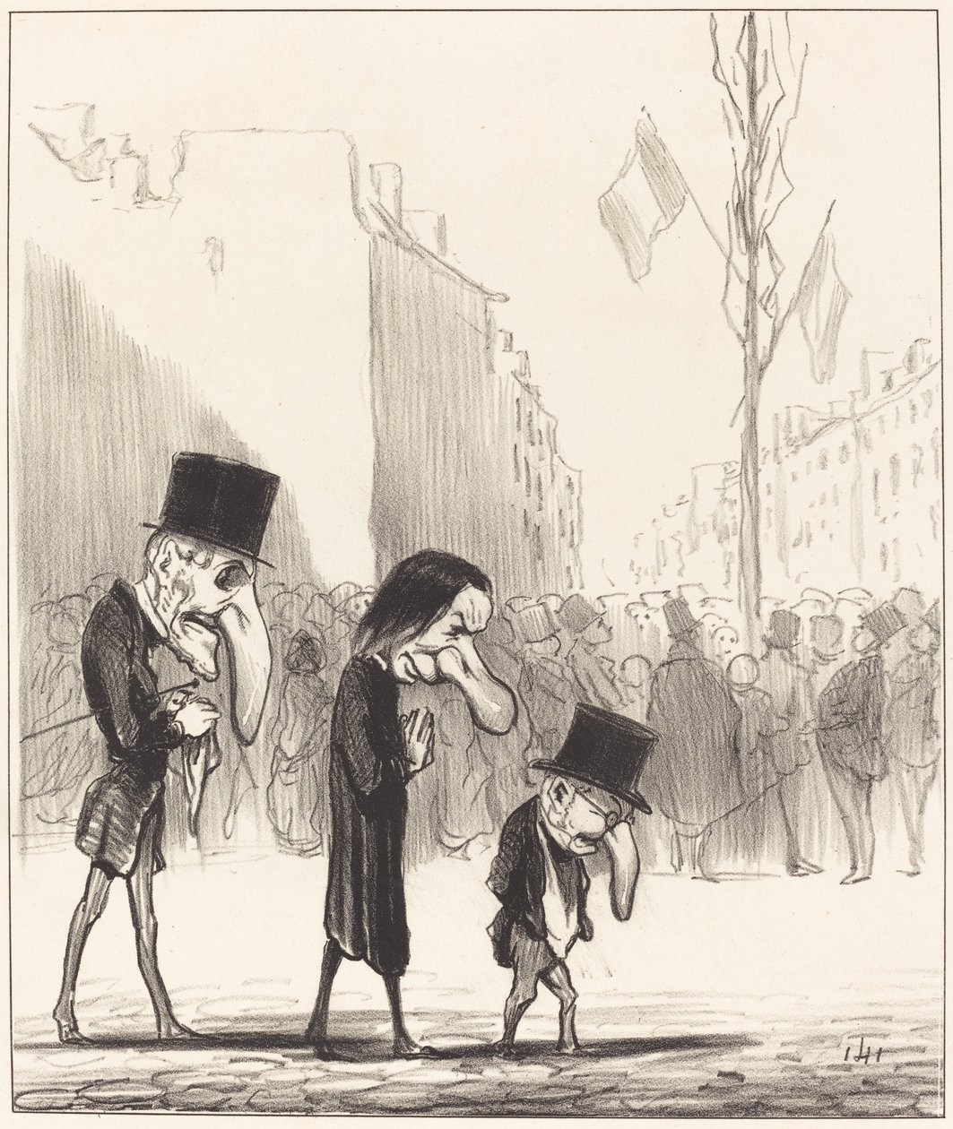 Les Trois petits saints - Honoré Daumier
