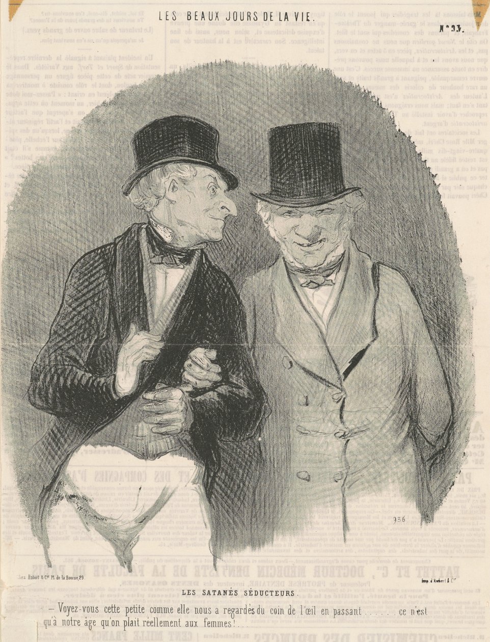Les satanés séducteurs - Honoré Daumier
