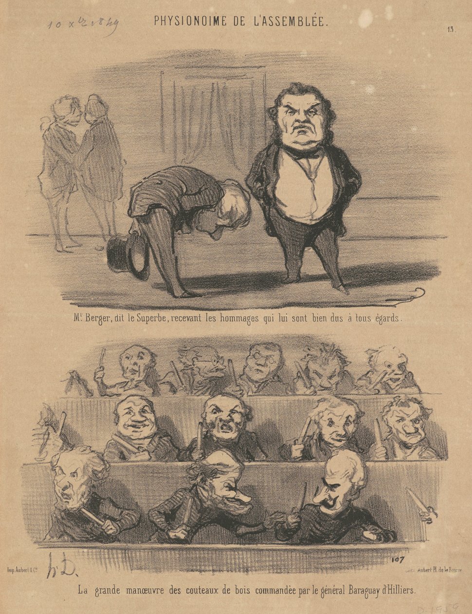 M. Berger, dit le superbe - Honoré Daumier