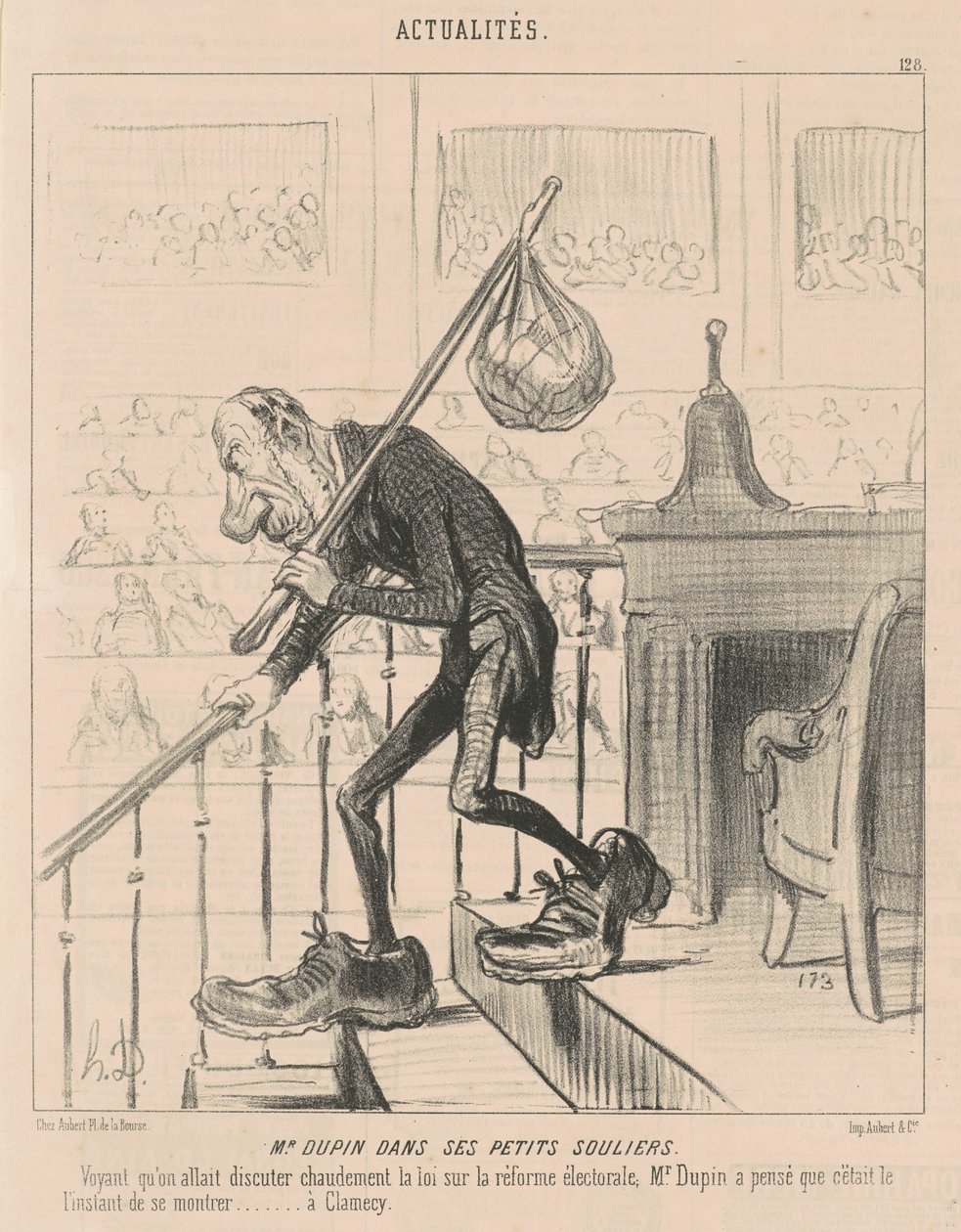 M. Dupin dans ses petits souliers - Honoré Daumier