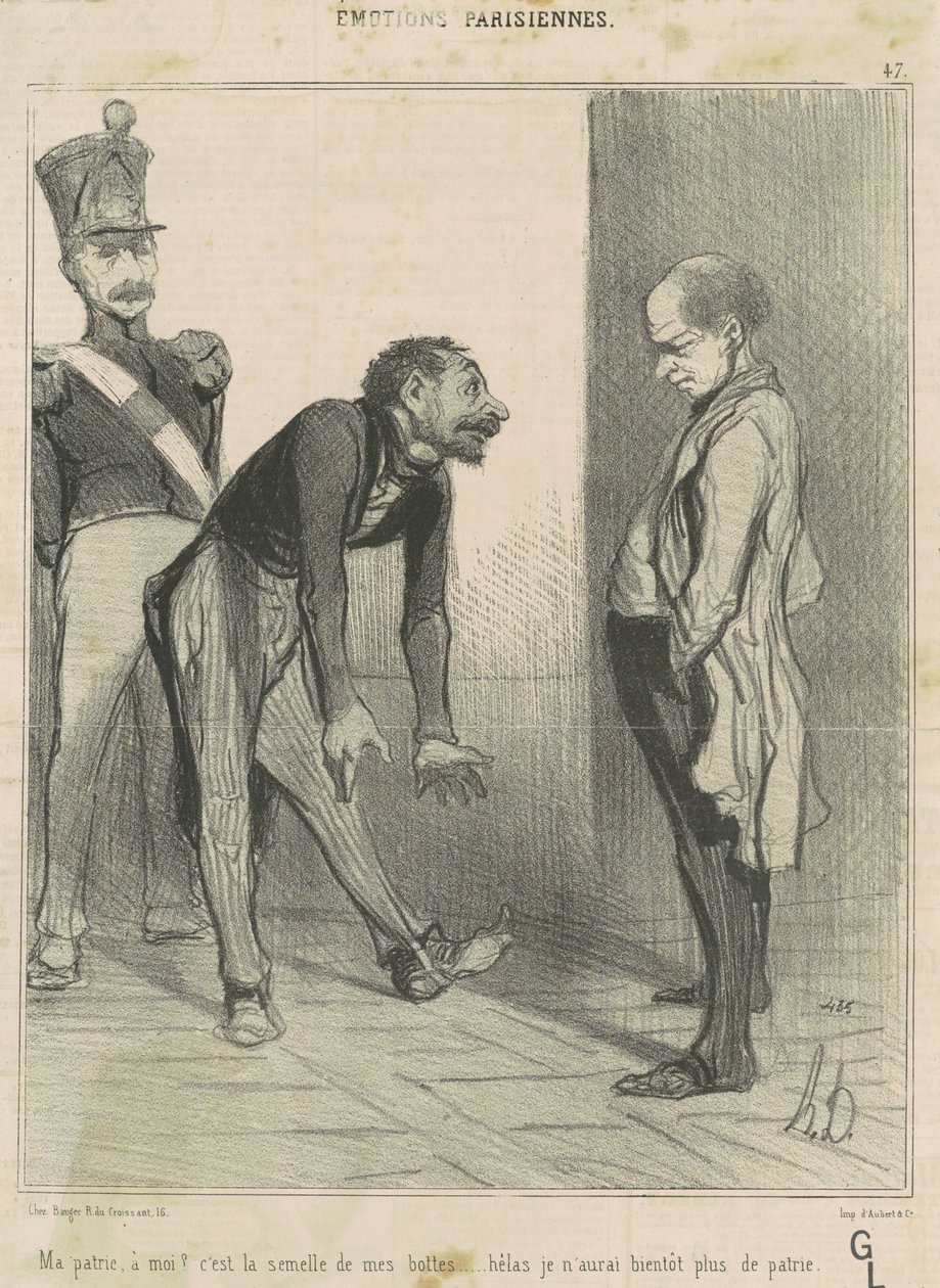 Ma patrie, à moi? - Honoré Daumier