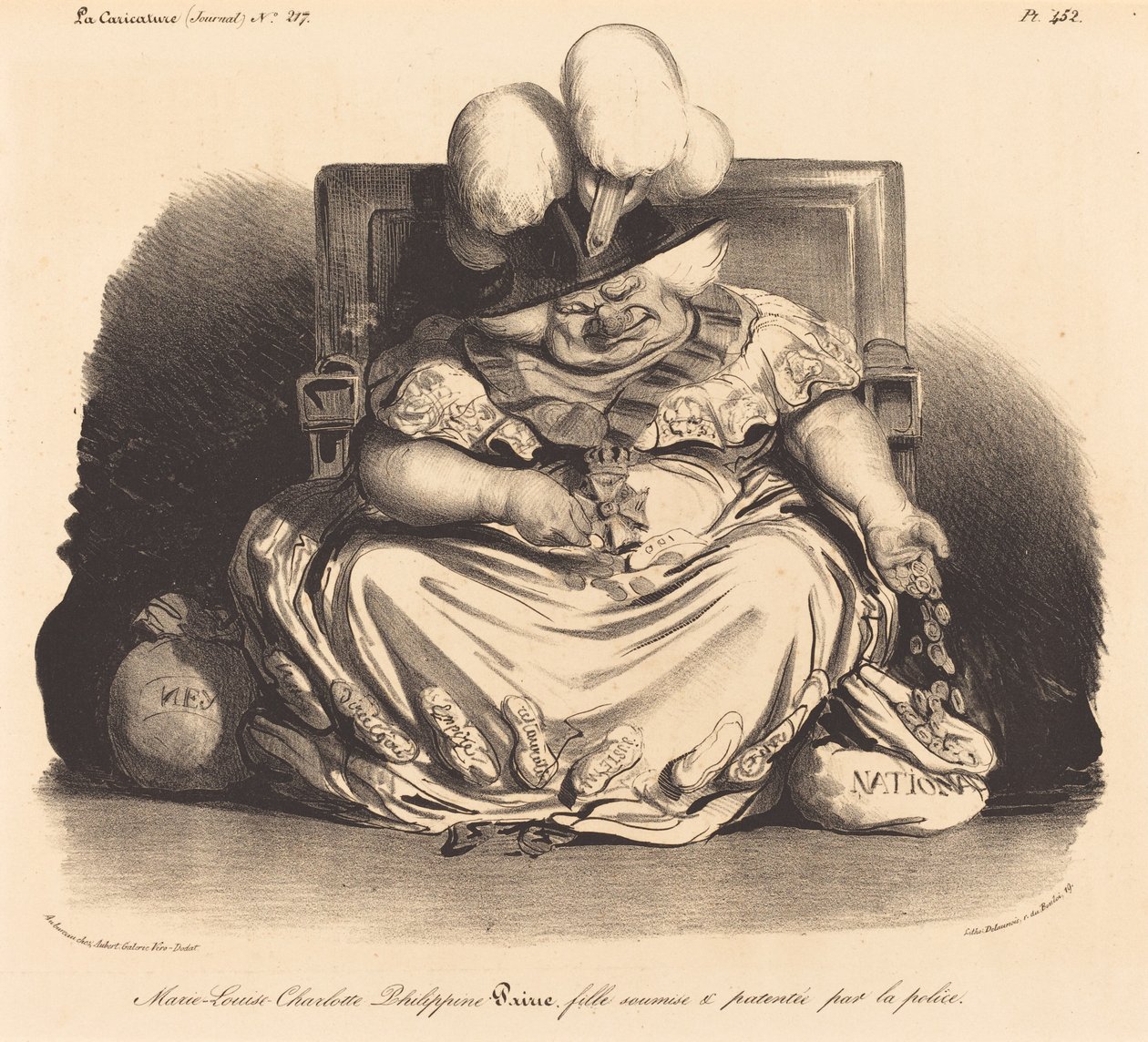Marie-Louise-Charlotte-Philippinepairie - Honoré Daumier