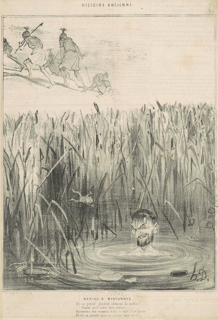 Marius à Minturnes - Honoré Daumier