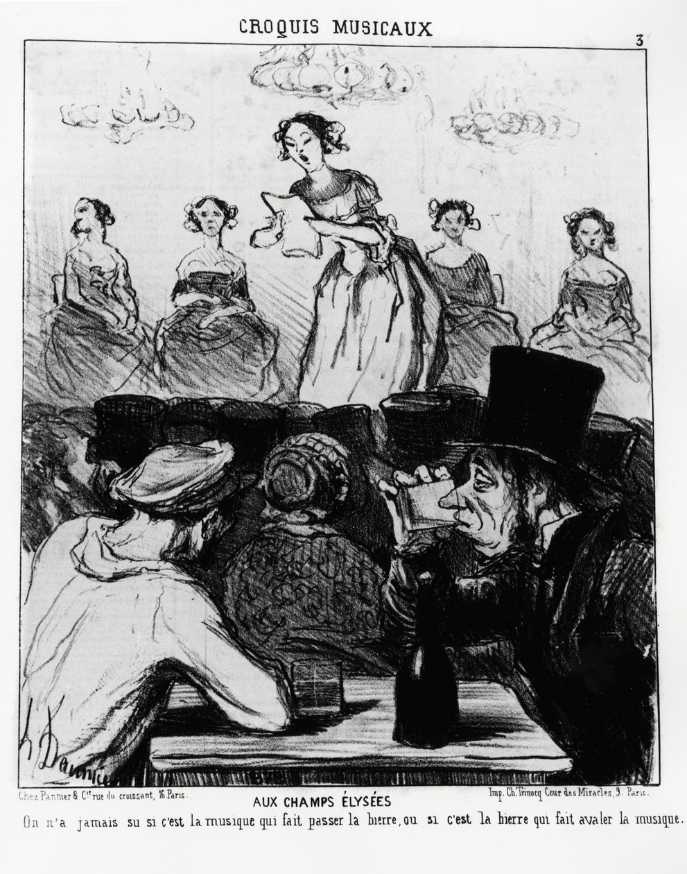 Esquisses musicales : aux Champs Élysées, on n