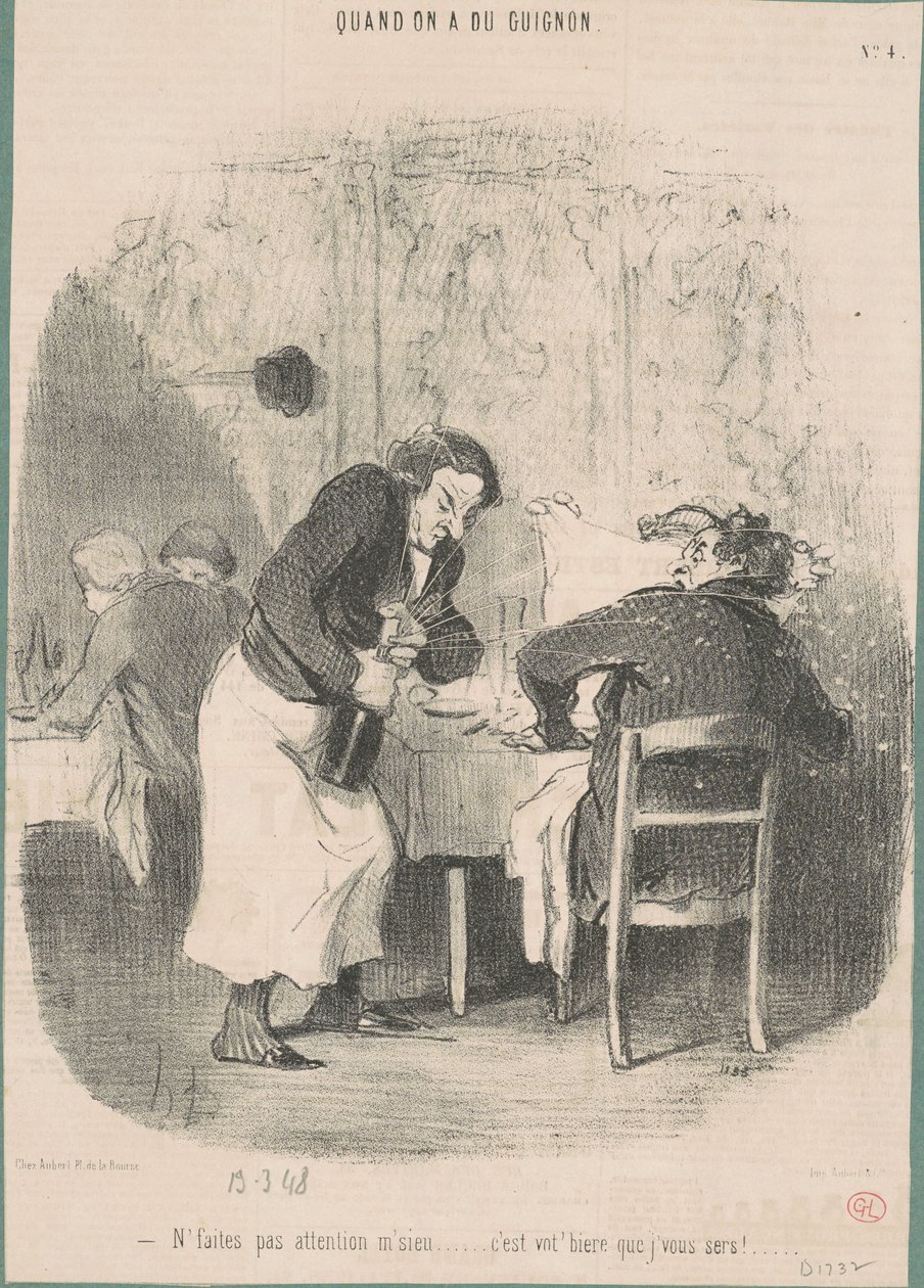 Ne faites pas attention monsieur... - Honoré Daumier