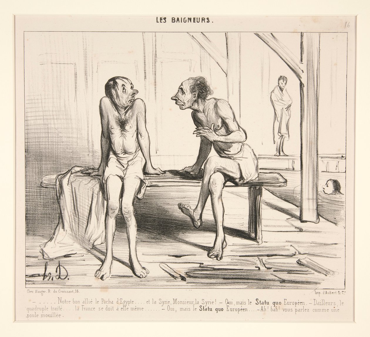 Notre bon allié le Pacha d - Honoré Daumier