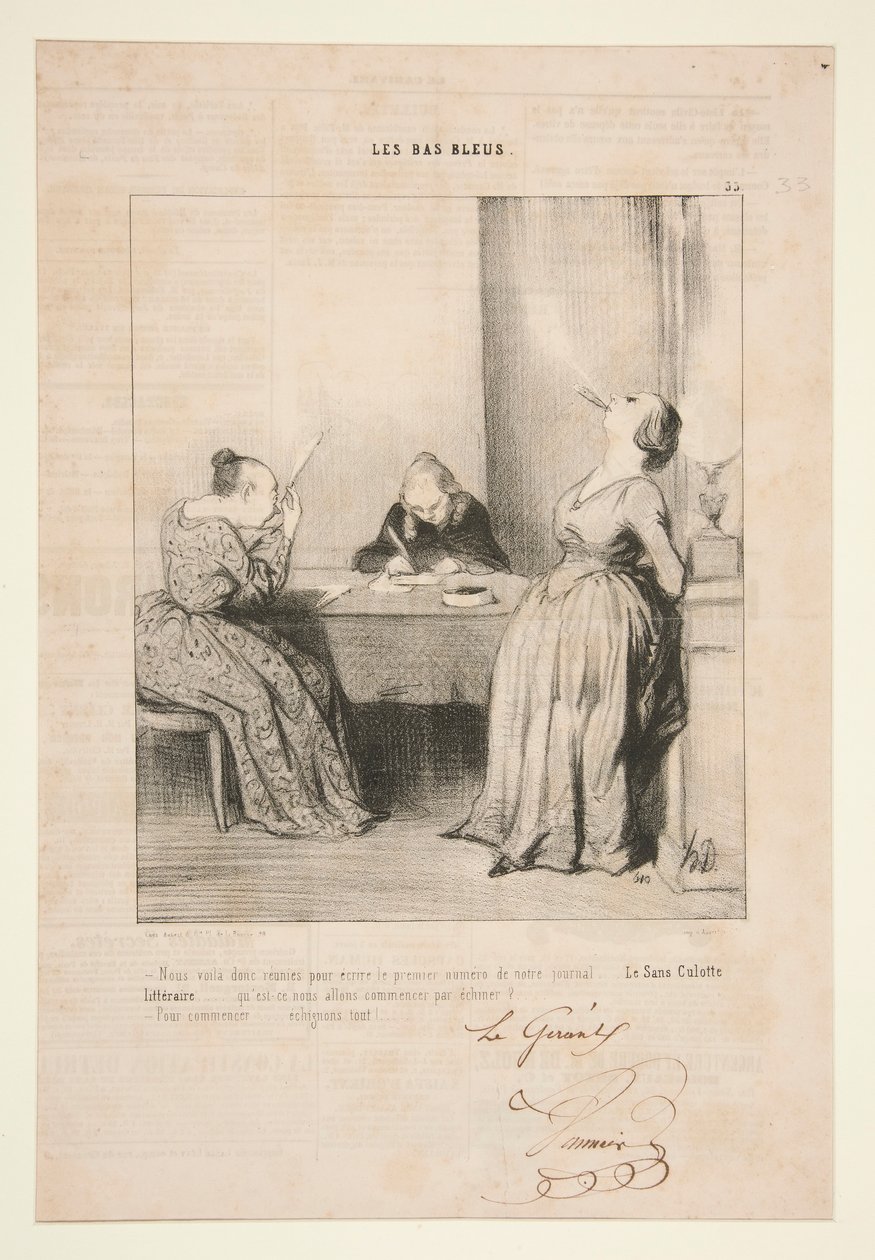 Nous voilà donc réunies - Honoré Daumier