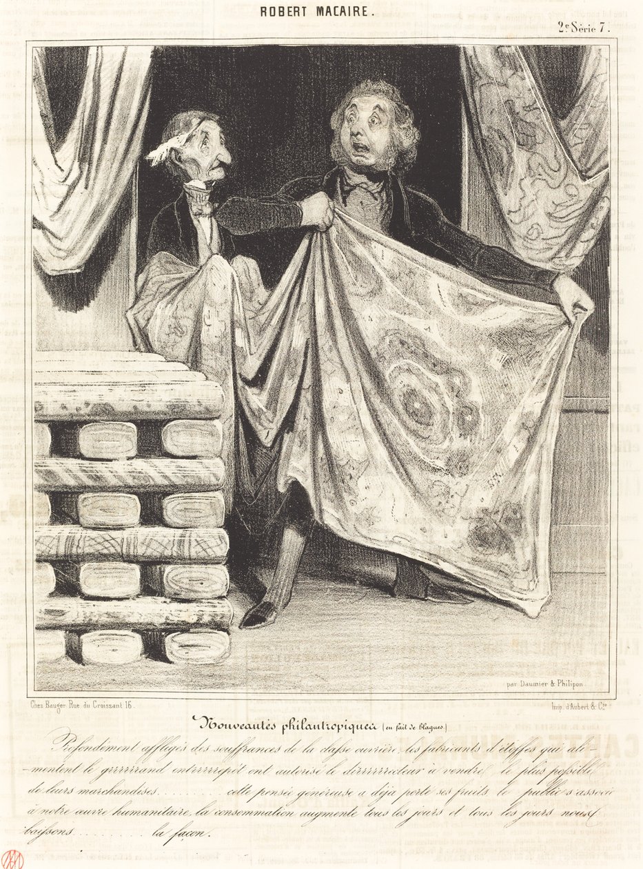 Nouveautés philanthropiques - Honoré Daumier