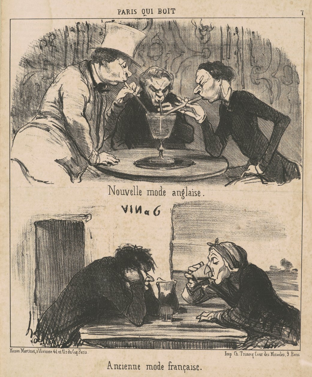 Nouvelle mode anglaise - Honoré Daumier