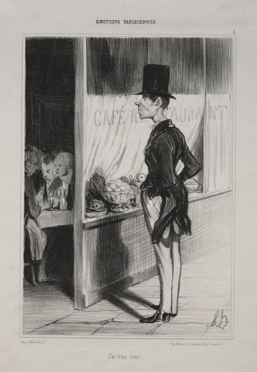 Émotions parisiennes, planche 3 : J