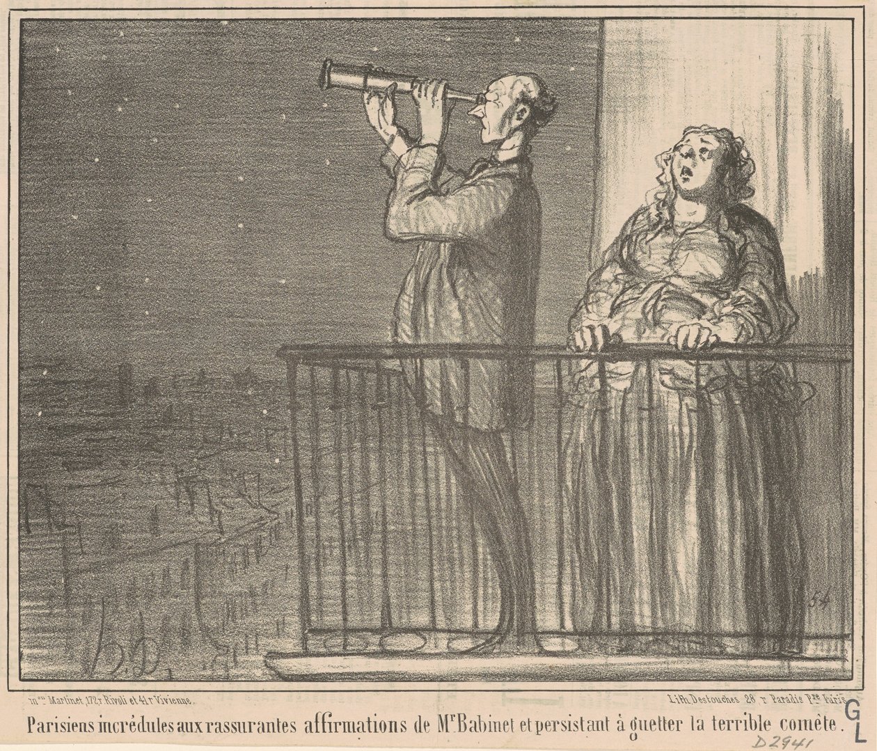 Parisiens incrédules ... - Honoré Daumier