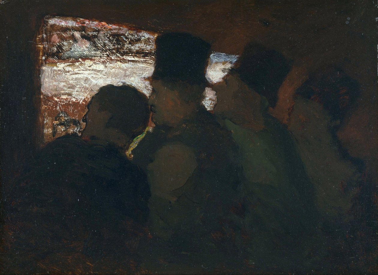 Parterre public au théâtre - Honoré Daumier