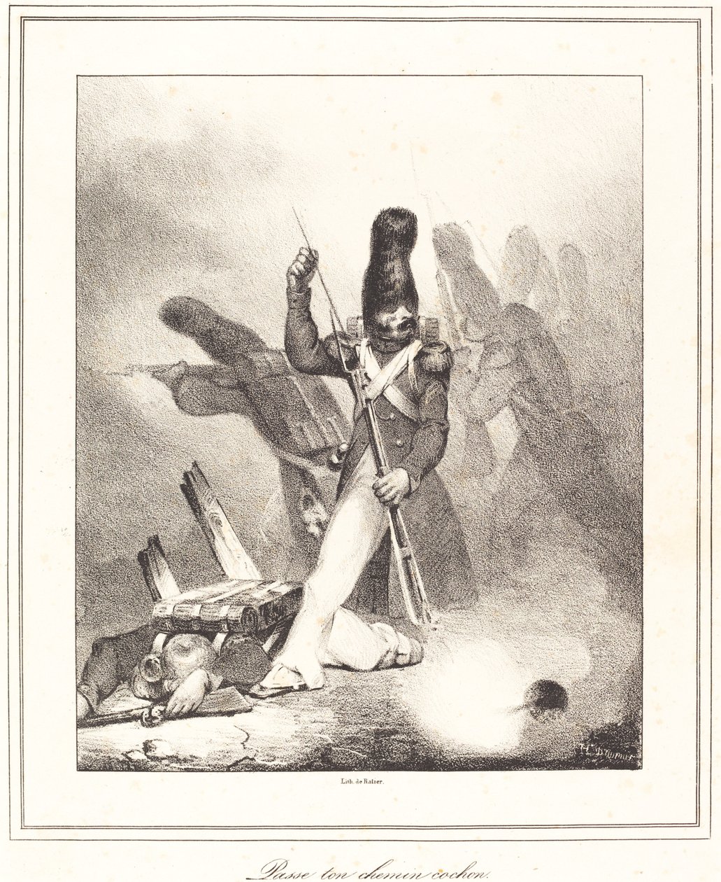 Passe ton chemin, cochon - Honoré Daumier