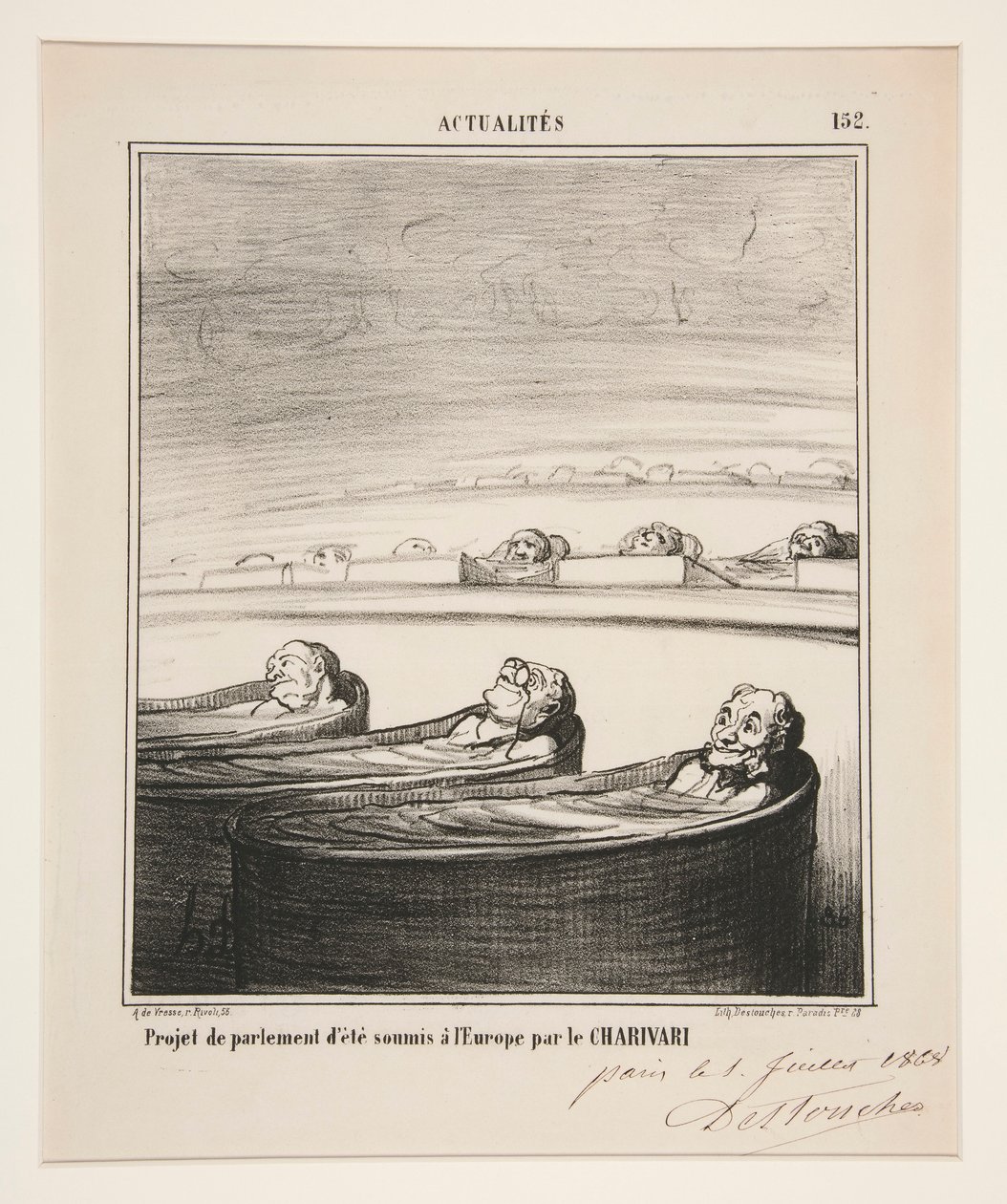 Projet de parlement d - Honoré Daumier