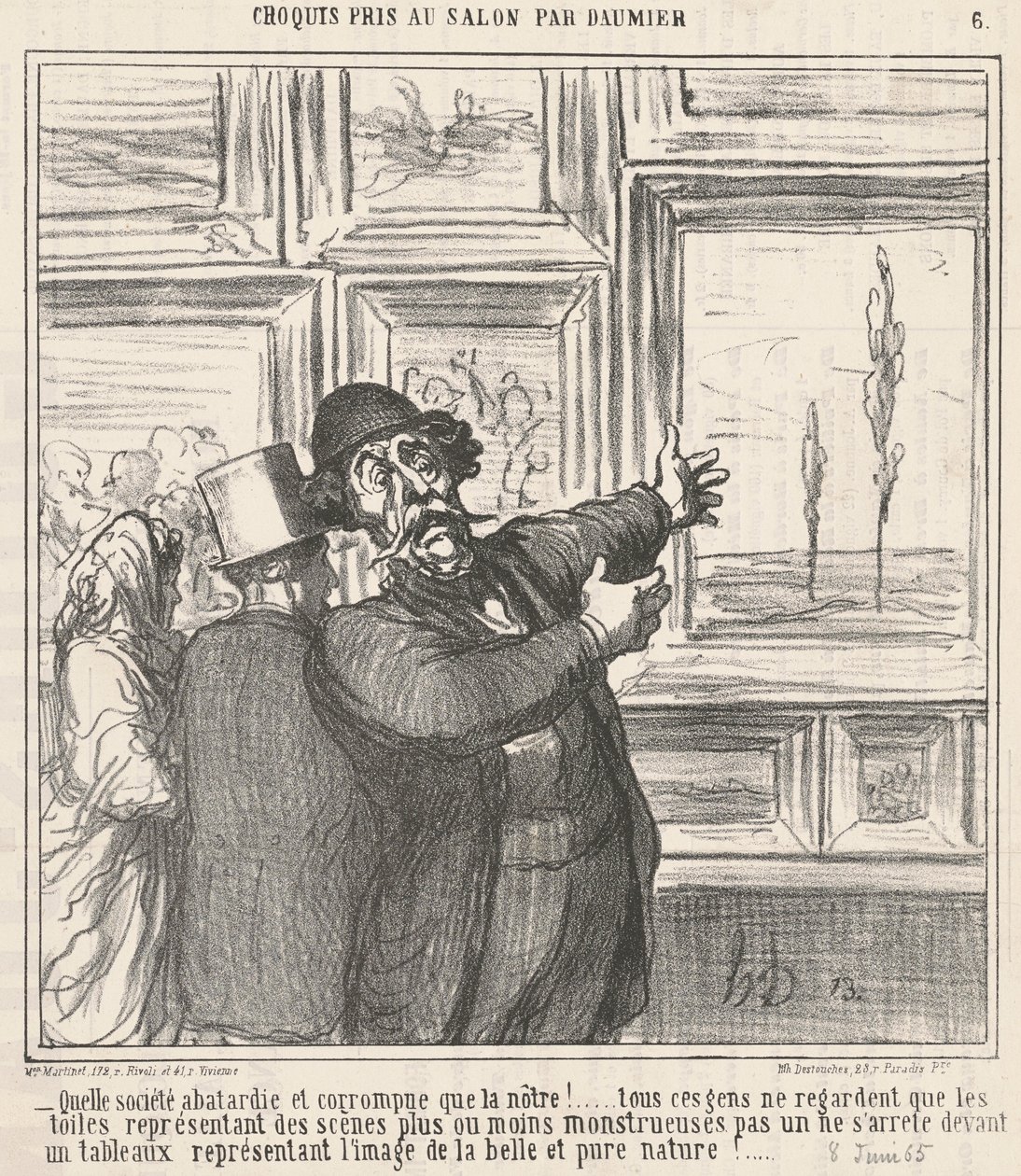 Quelle société abatarde et corrompue ... - Honoré Daumier