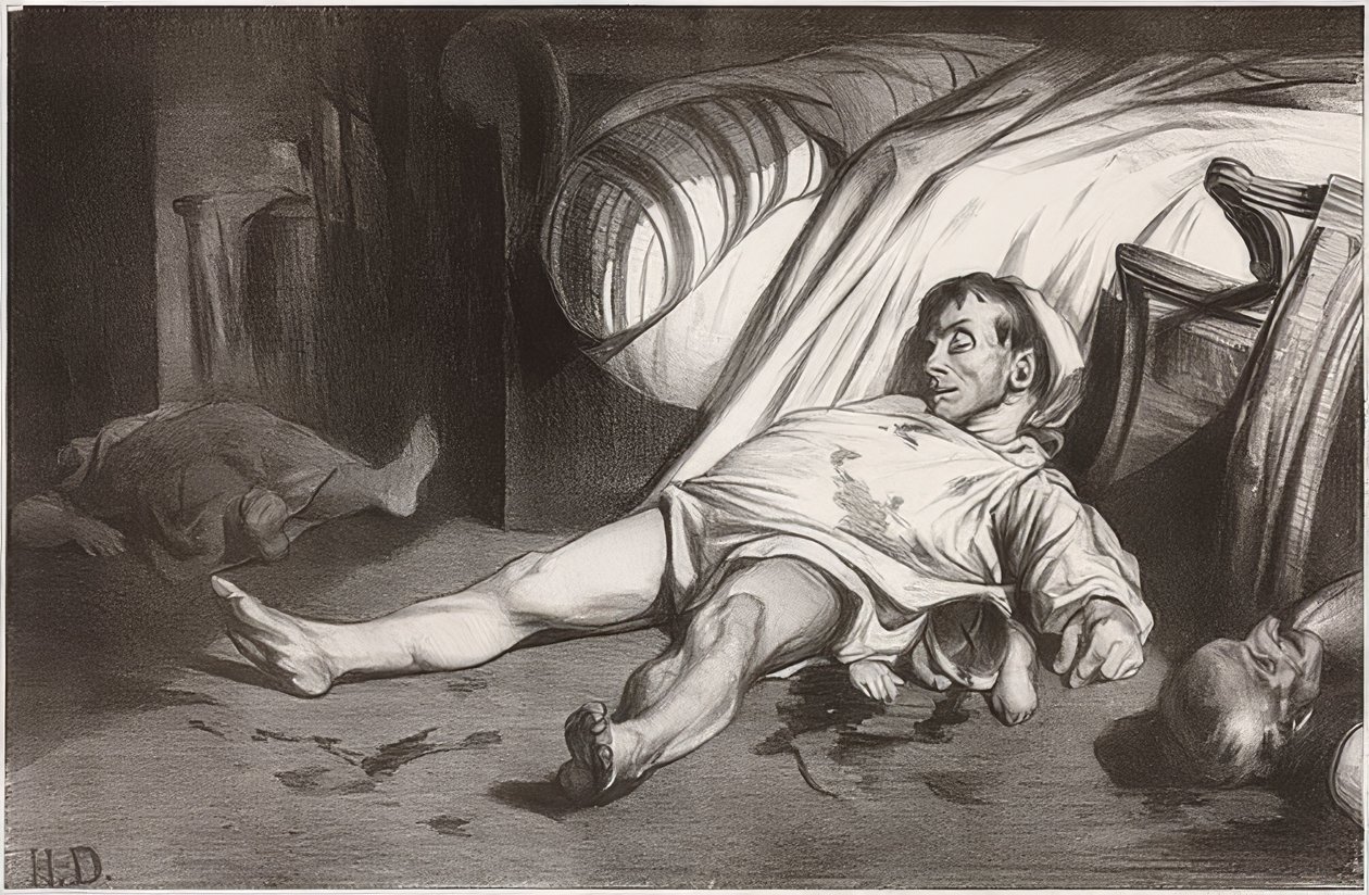 Rue Transnonain, le 15 avril 1834 - Honoré Daumier