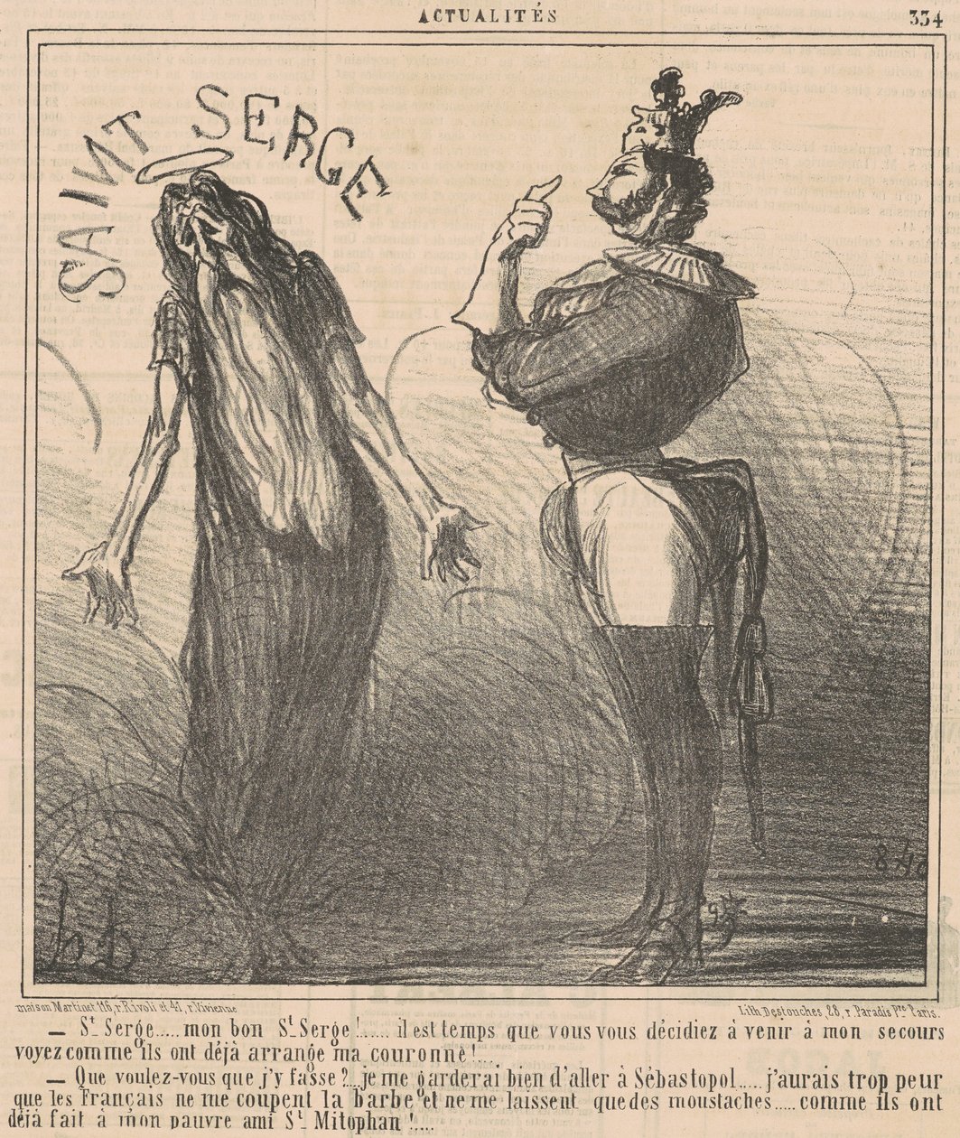 Saint Serge... Mon bon Saint Serge! - Honoré Daumier