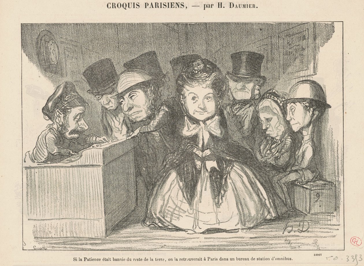 Si la patience était bannie du reste... - Honoré Daumier