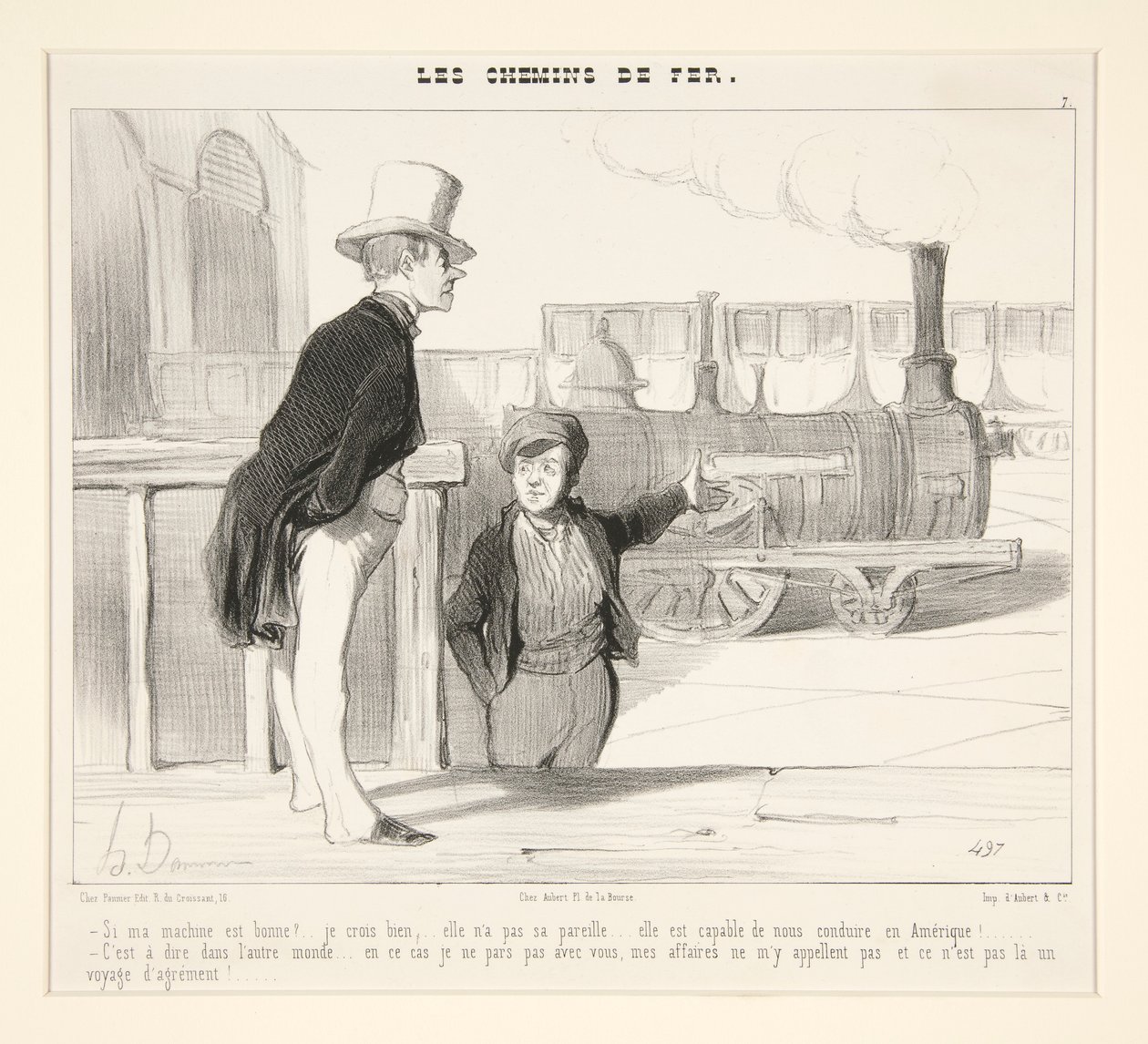 Si ma machine est bonne? - Honoré Daumier