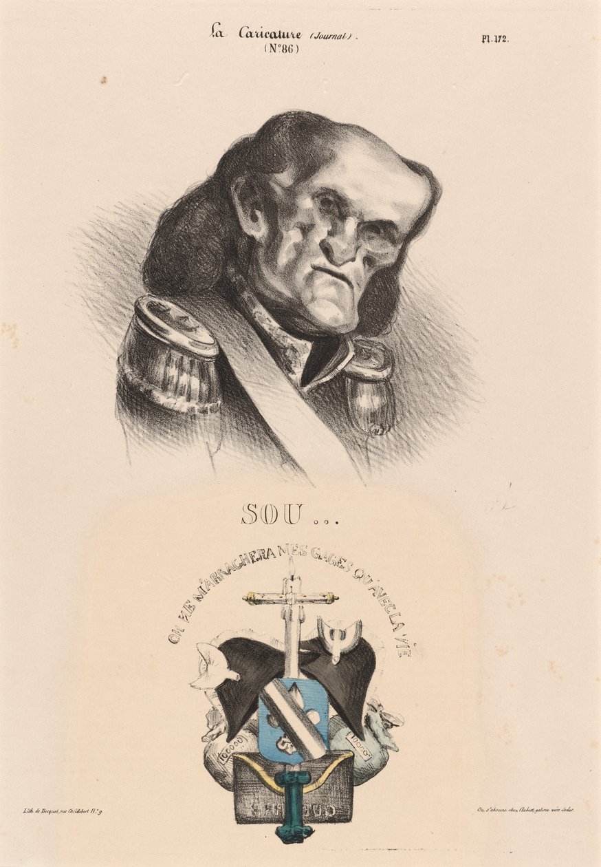 Soult (Maréchal) - Honoré Daumier