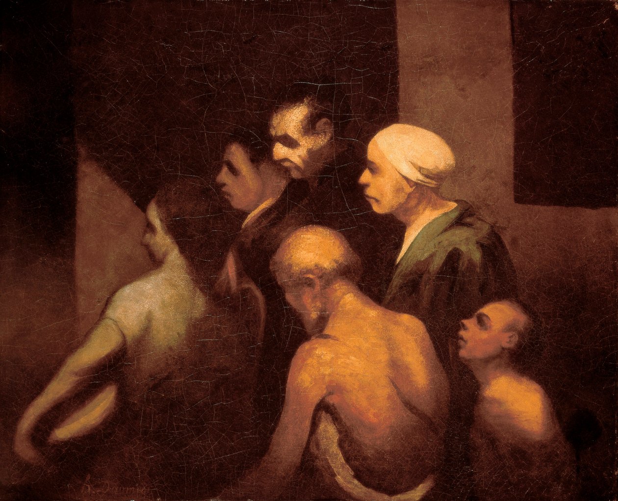 Les mendiants - Honoré Daumier