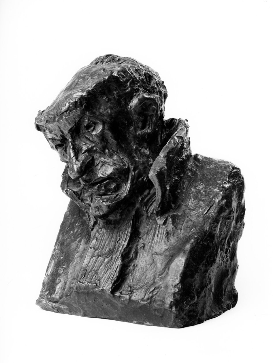 Les bustes des « Célébrités du Juste Milieu » Caricature de Joachim Gaudry (1790-1865), magistrat. Triste à mourir. Sculpture par Honoré Daumier (19e siècle) - Honoré Daumier