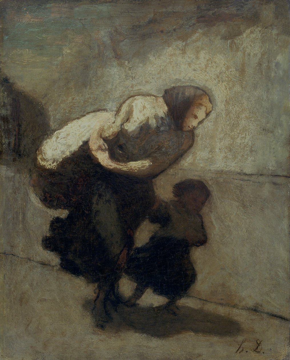 Le lourd fardeau, 1828-1879 - Honoré Daumier