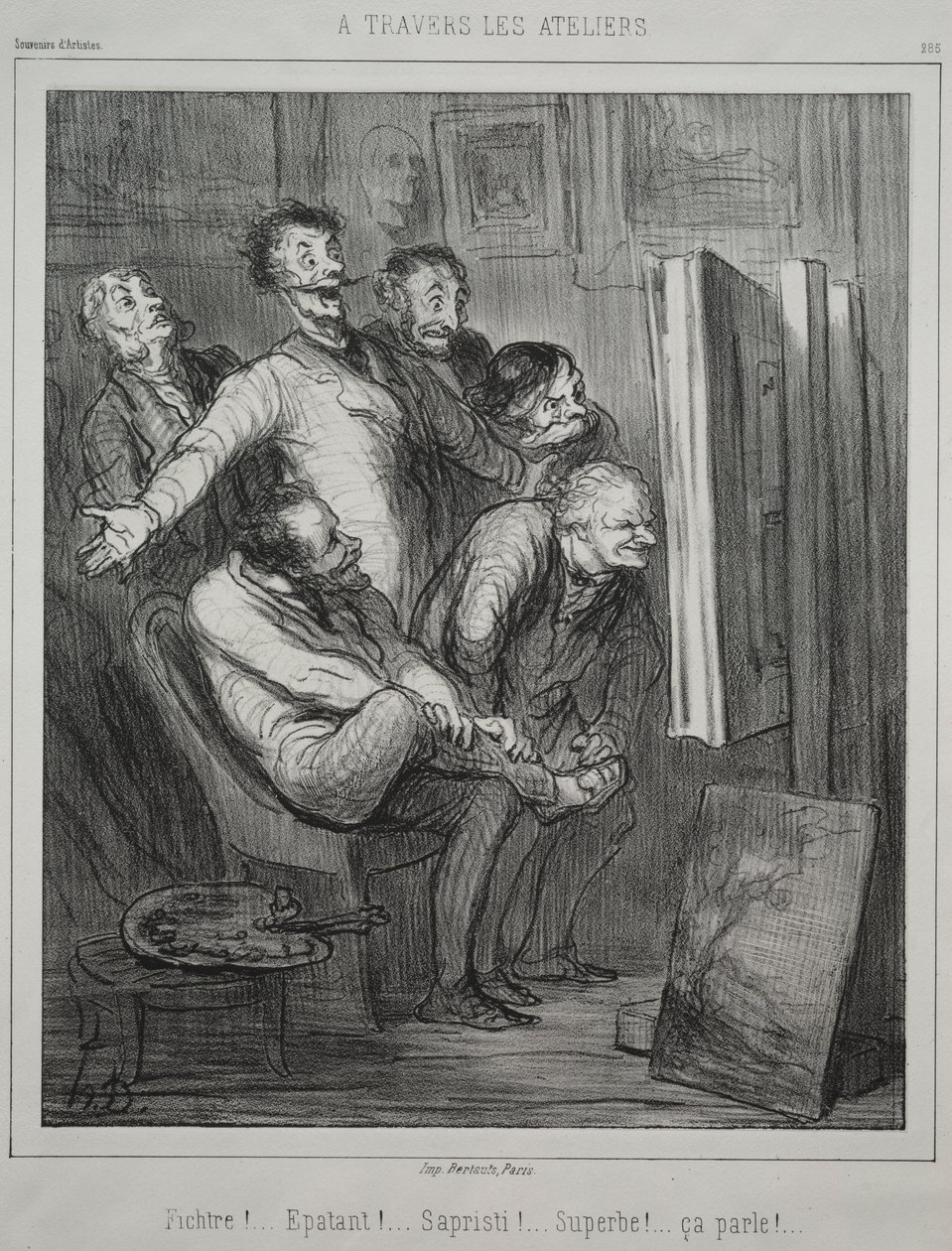 À travers les Ateliers - Honoré Daumier