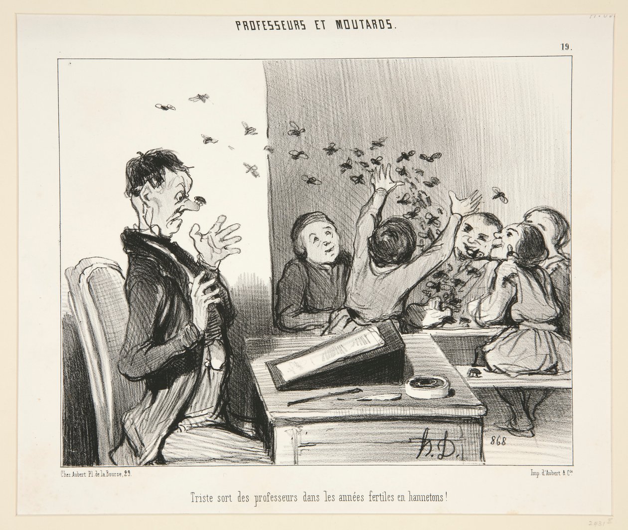 Triste sort des professeurs? - #19 pf Professeurs et Moutards - Honoré Daumier